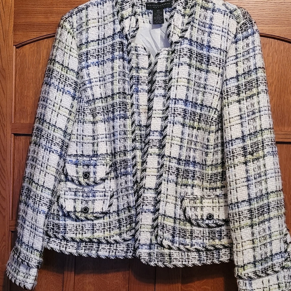 Tweed blazer by Grace Elements 16W